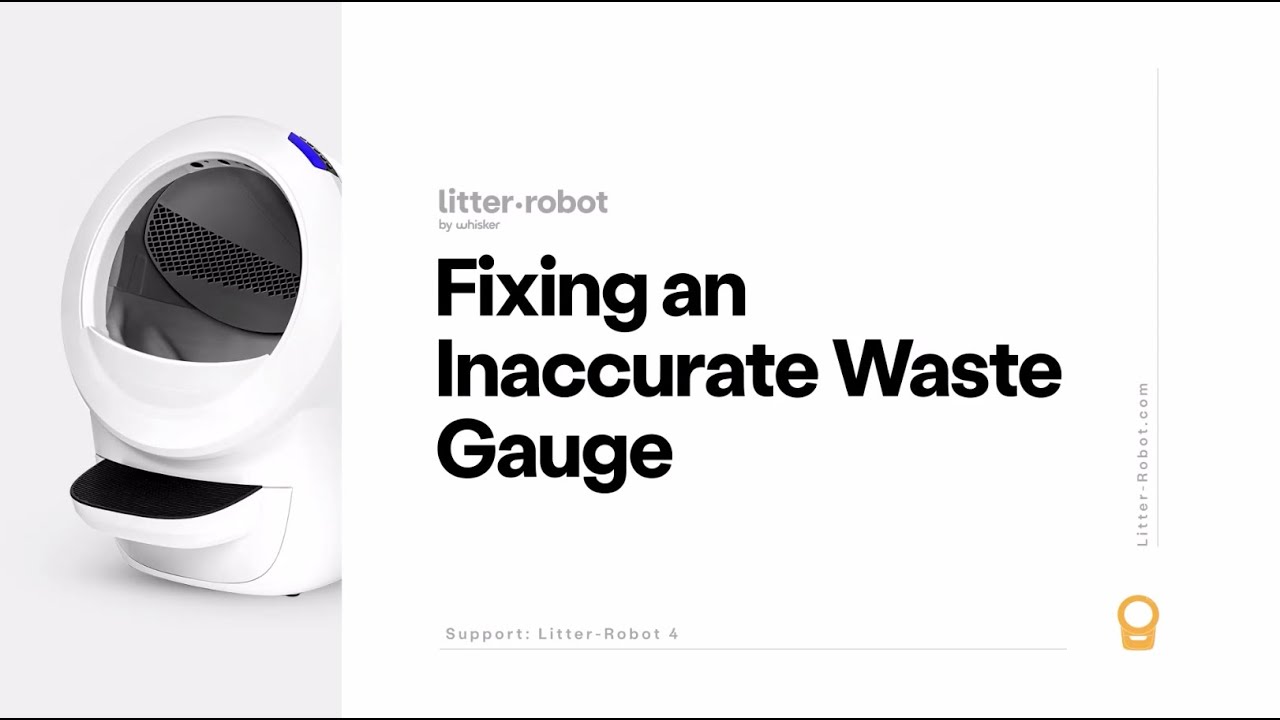 how to reset waste on litter robot 4