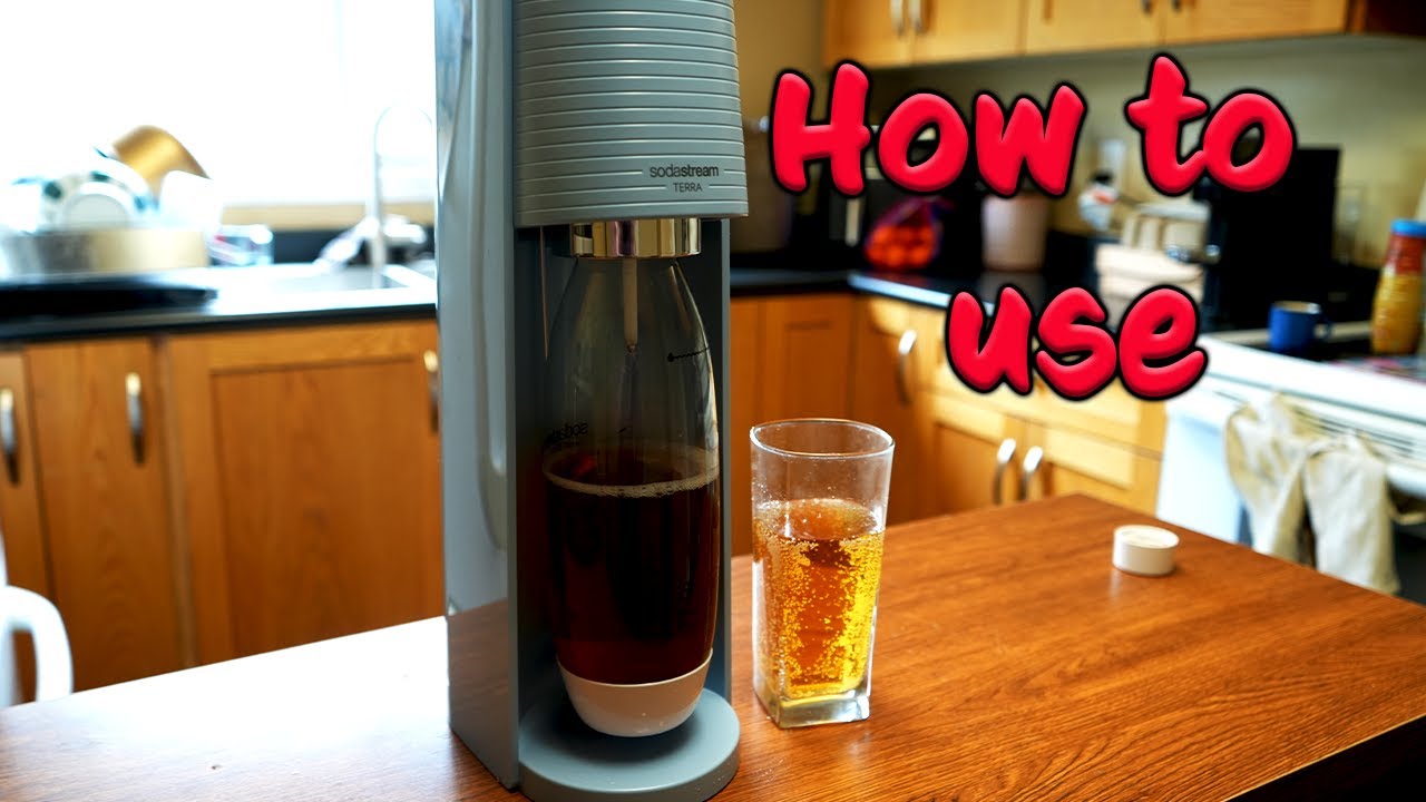 how to use soda stream