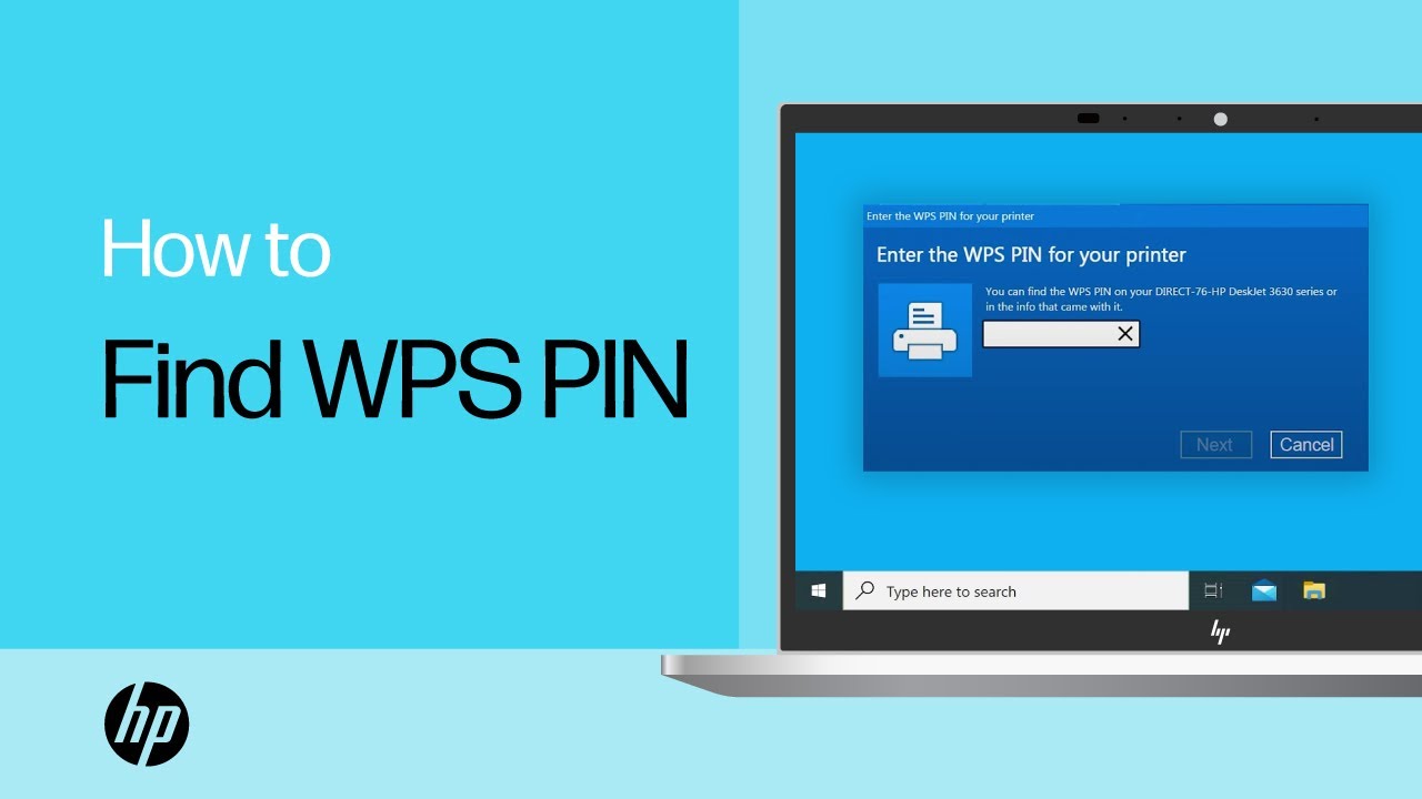 hp printer wps pin