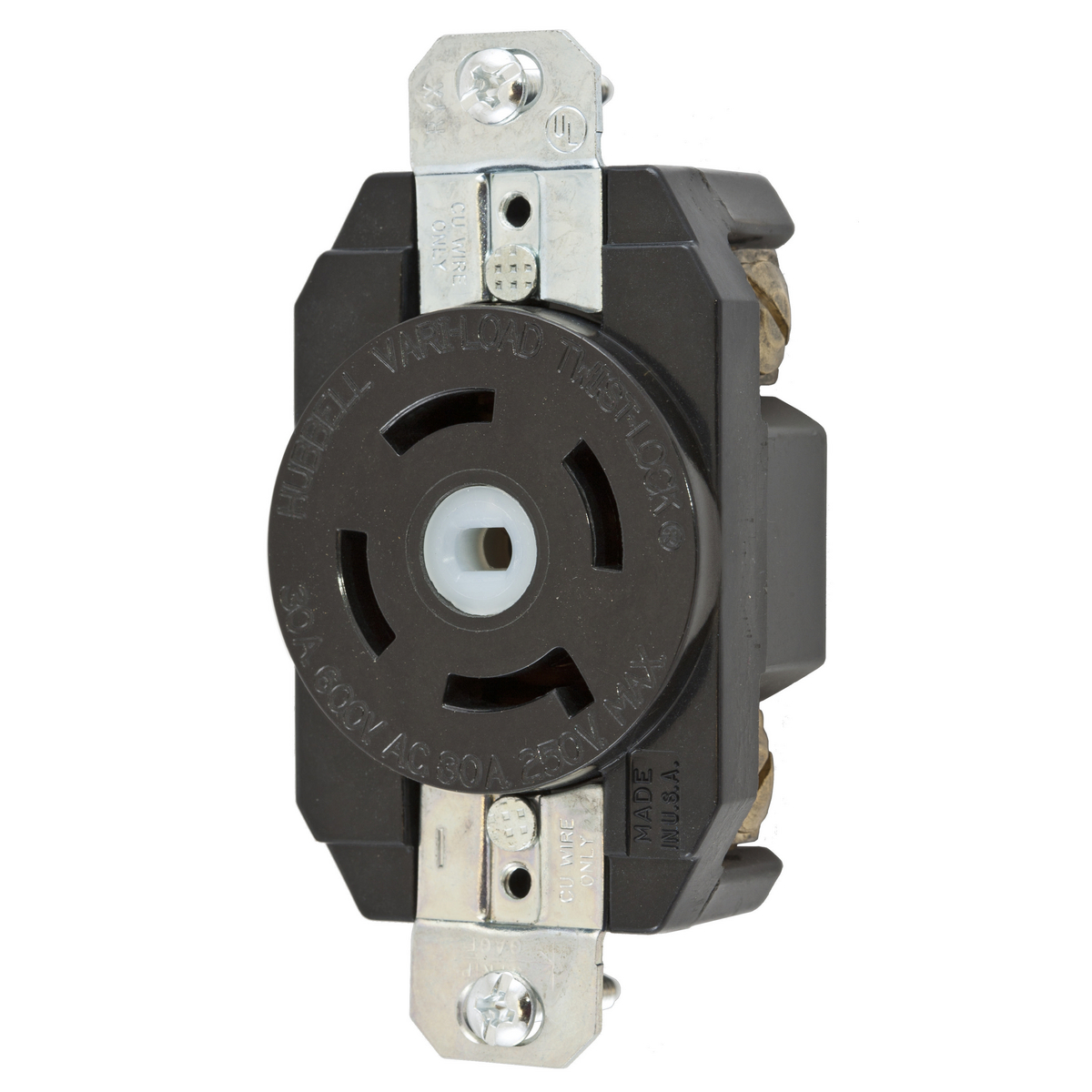 hubbell twist lock 30a 600v