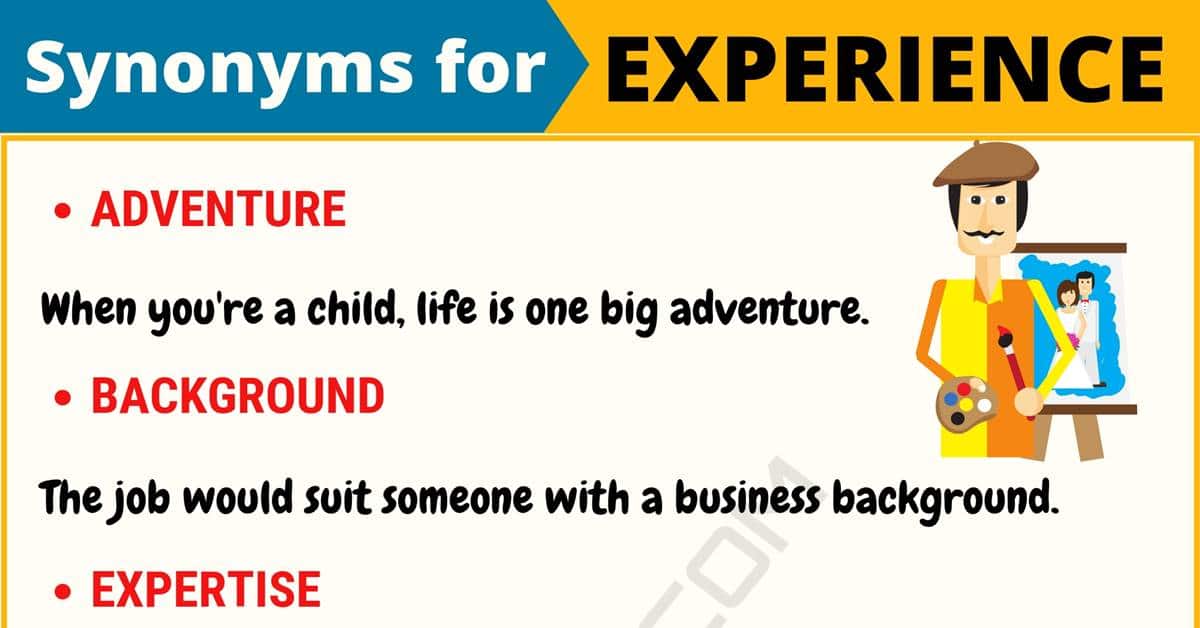 human experience synonym