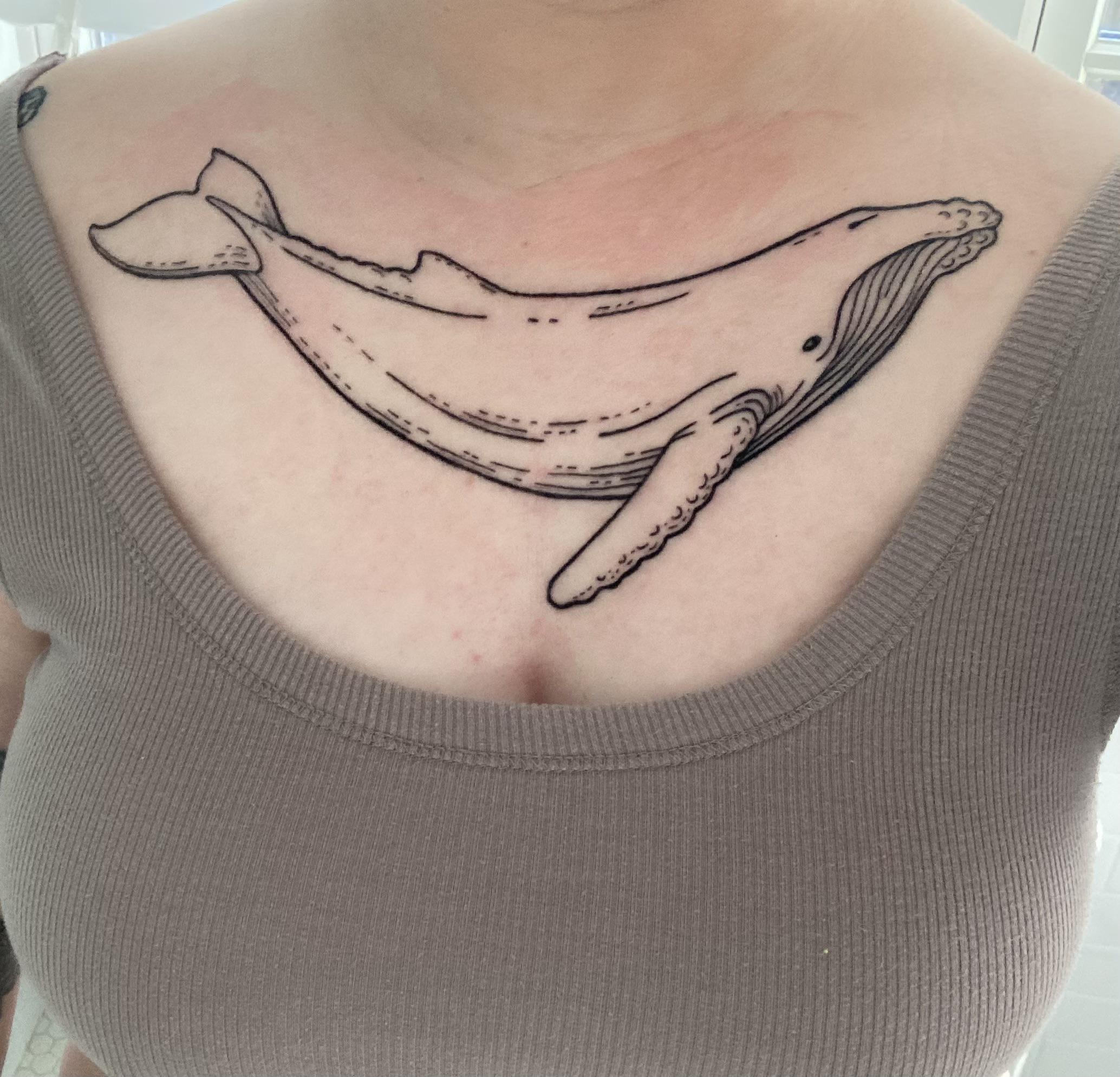 humpback tattoo