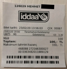 iddaa da ilk yarı ikinci yarı kaç maç oynanır