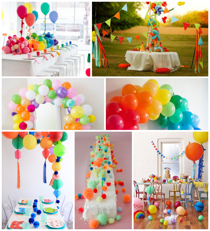 ideas para fiestas con globos