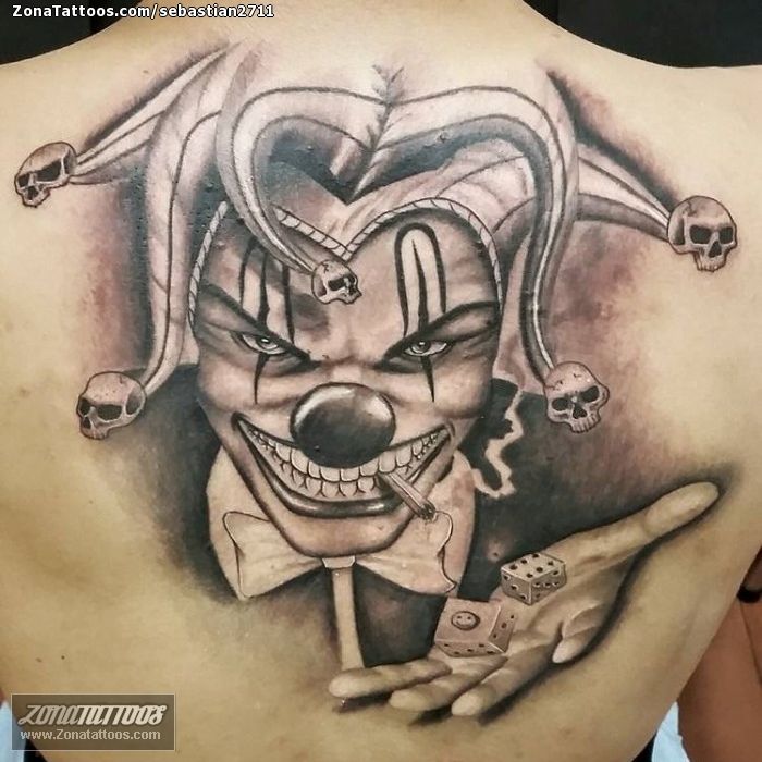 imagenes de tatuajes de payasos