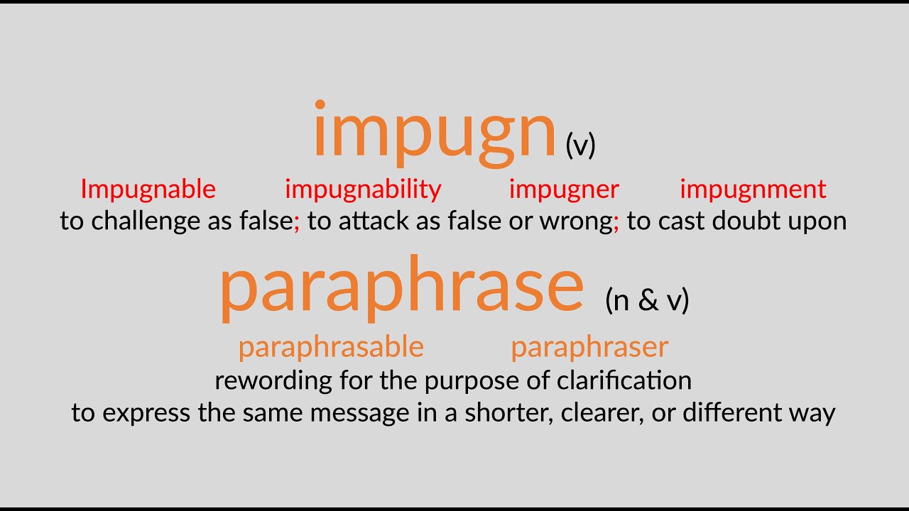 impugn definition