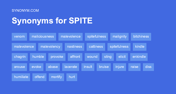 in spite synonym