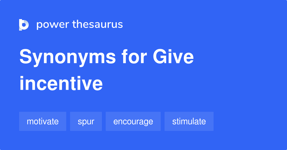 incentive synonym