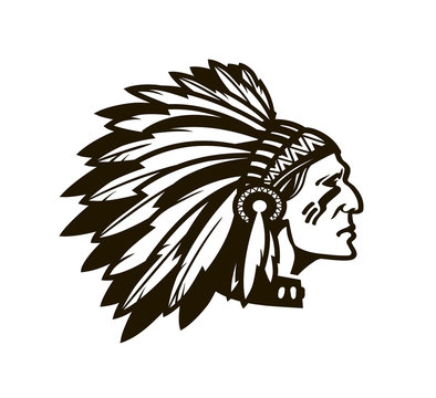 indian head clipart