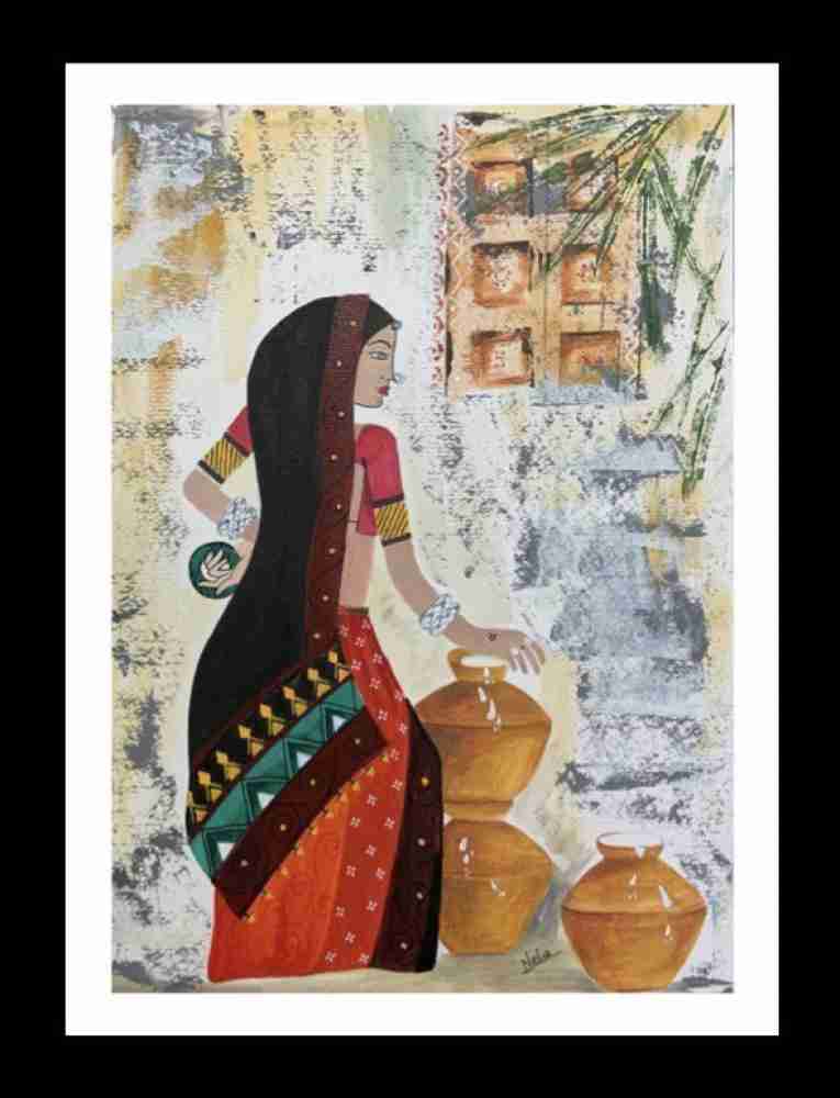 indian painting ideas