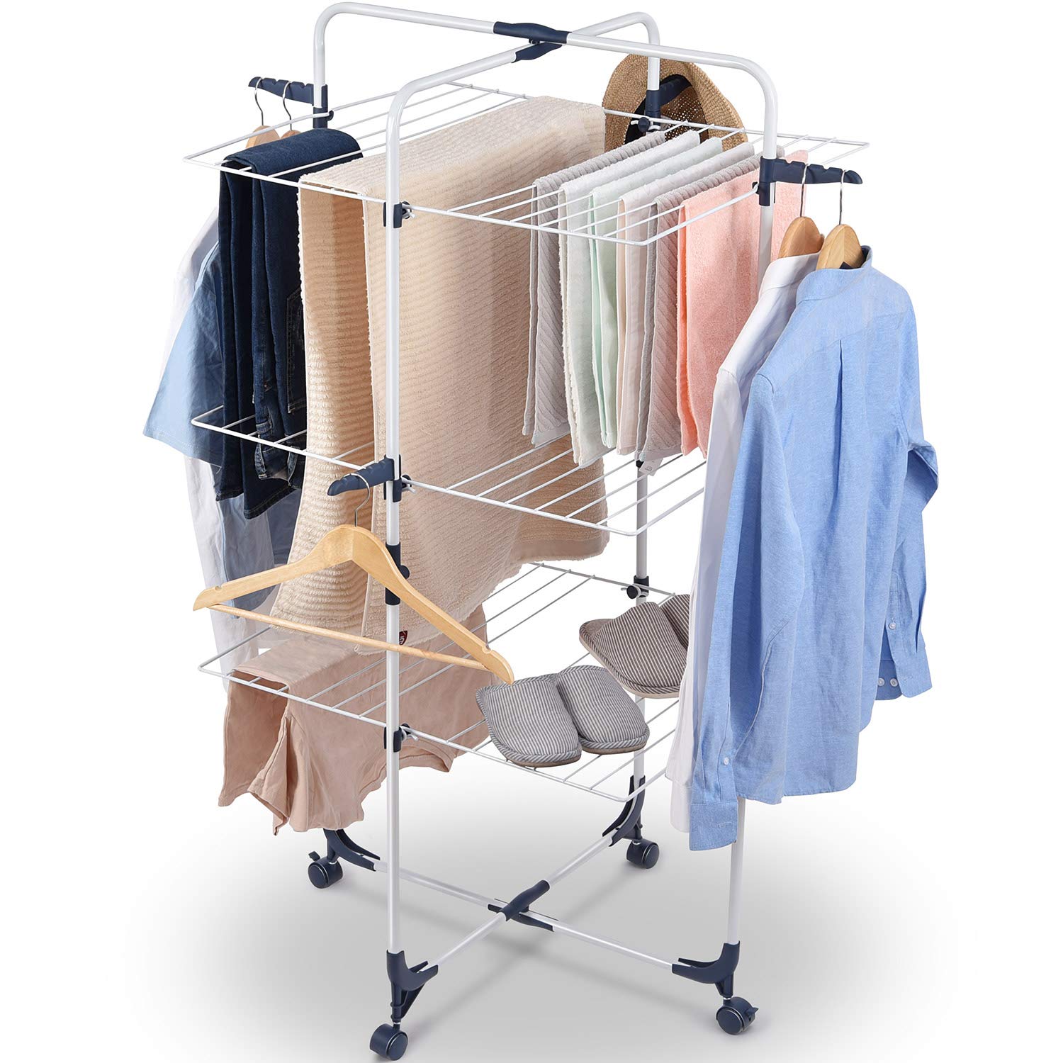 indoor clothes rack drying clothes