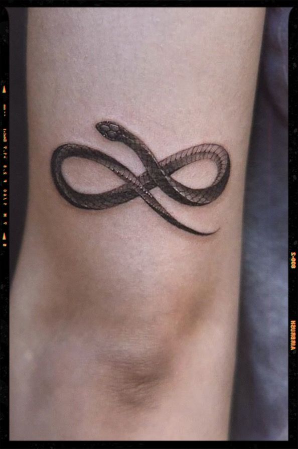 infinity snake tattoo