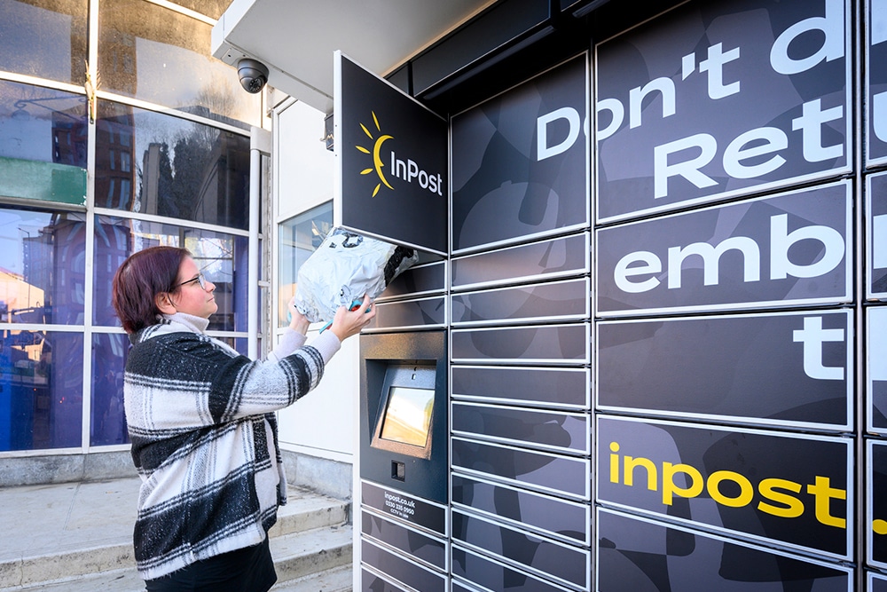 inpost parcel locker edinburgh photos