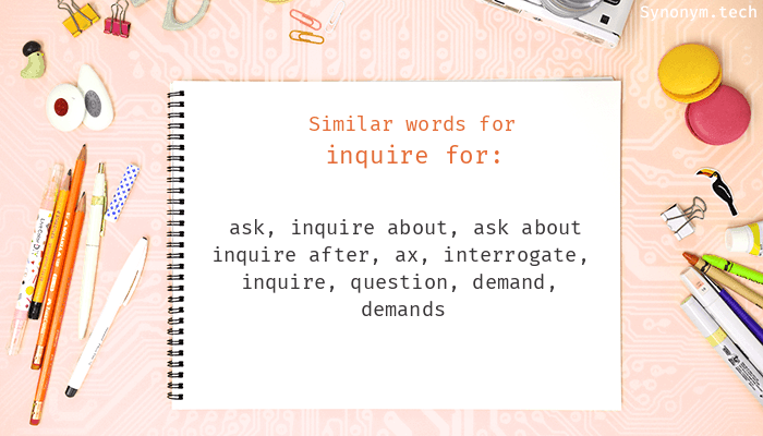 inquire syn