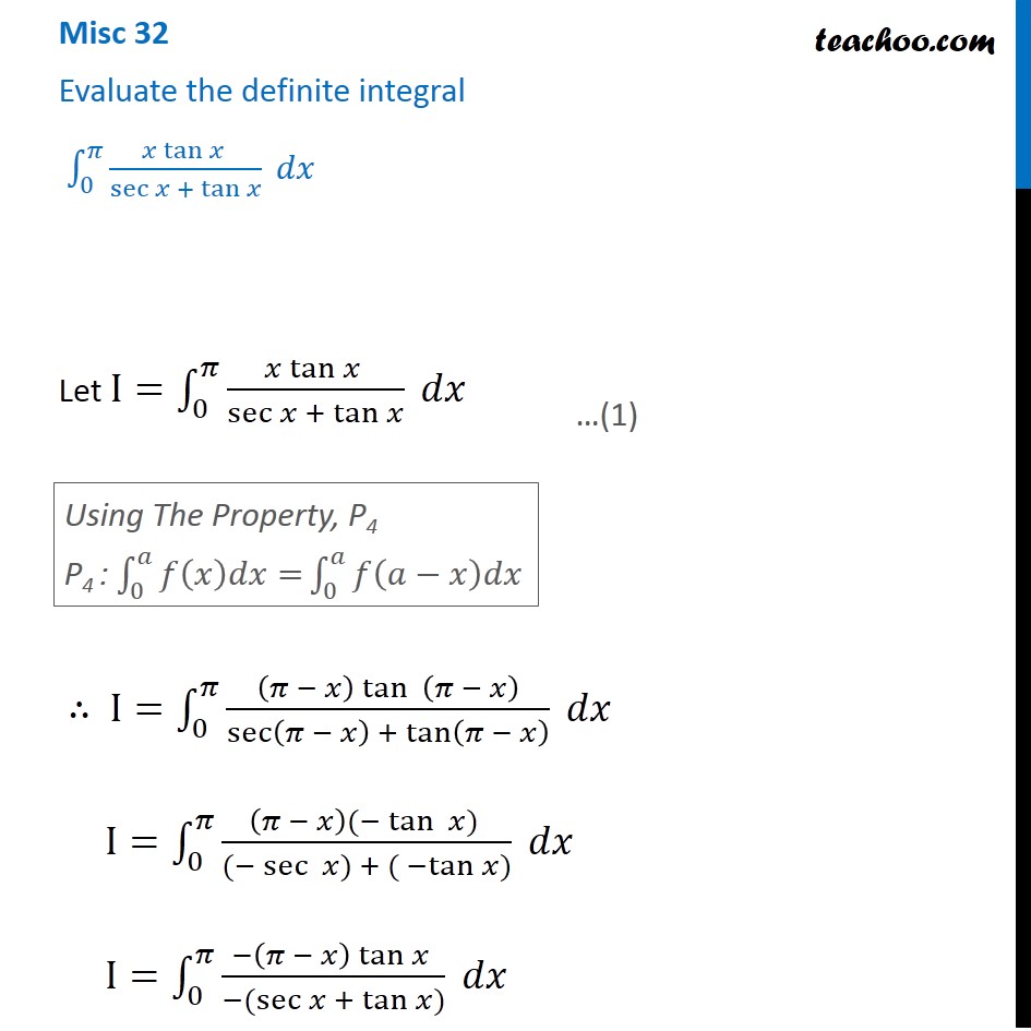 integral secx secx tanx dx