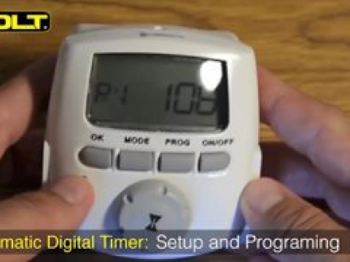 intermatic timer setting instructions