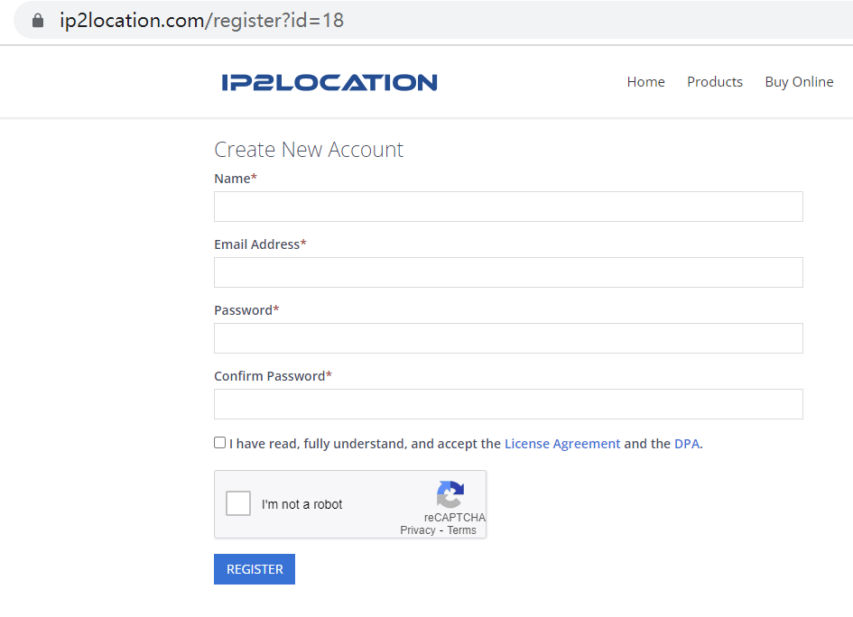 ip2location register