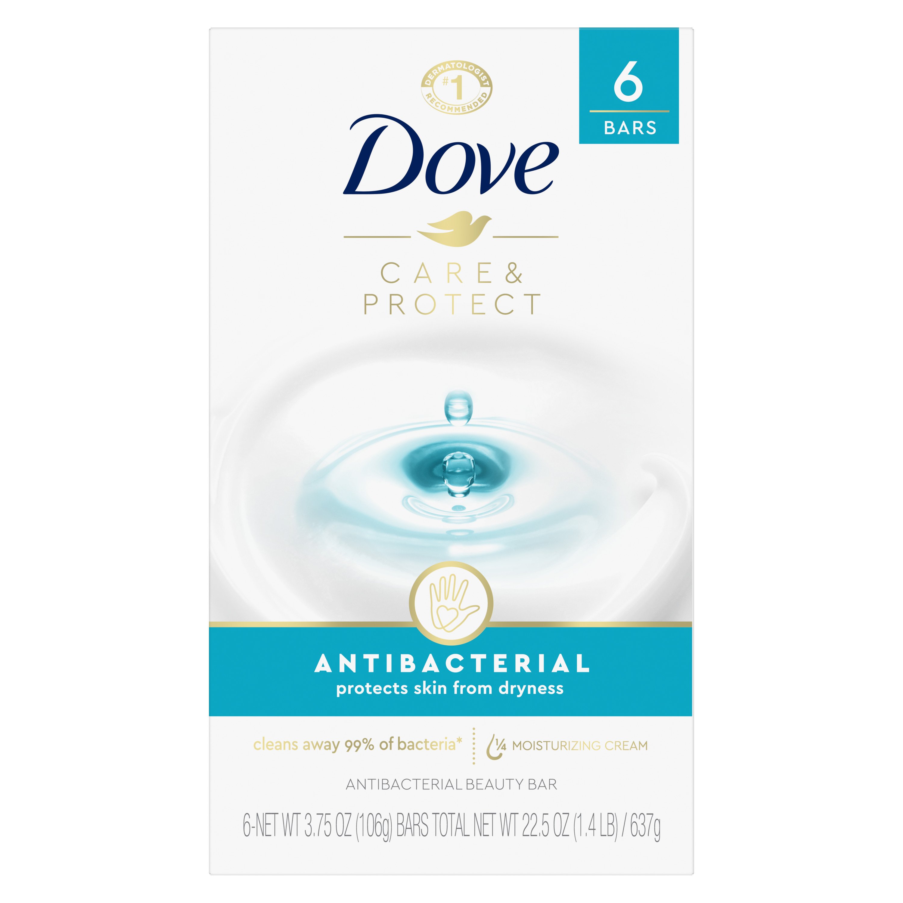 is dove soap antibacterial