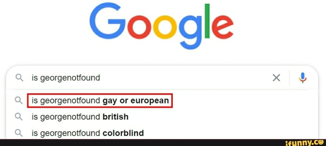 is georgenotfound gay