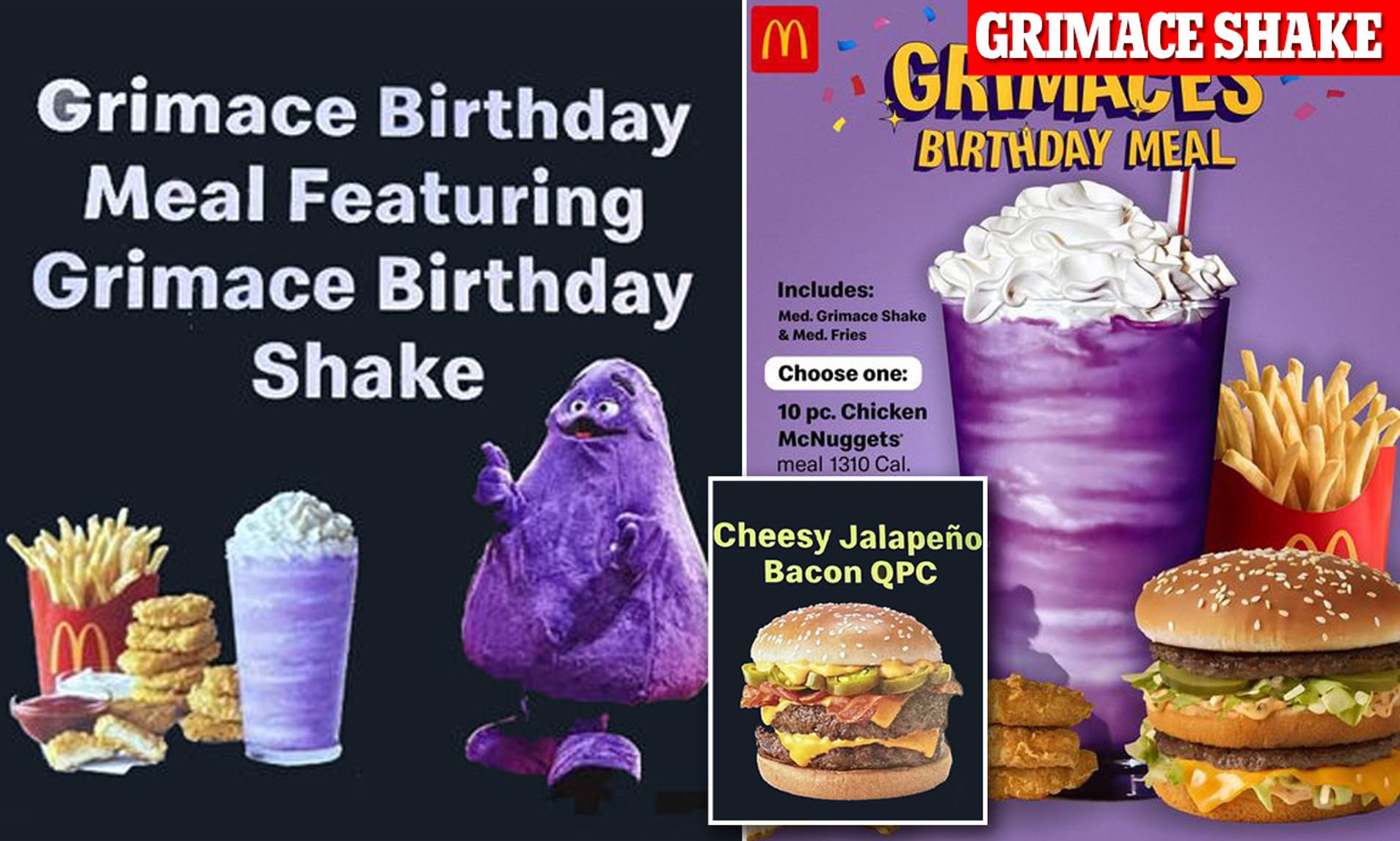 is grimace shake in uk