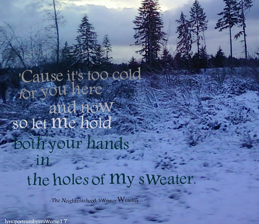 its too cold for you here lyrics