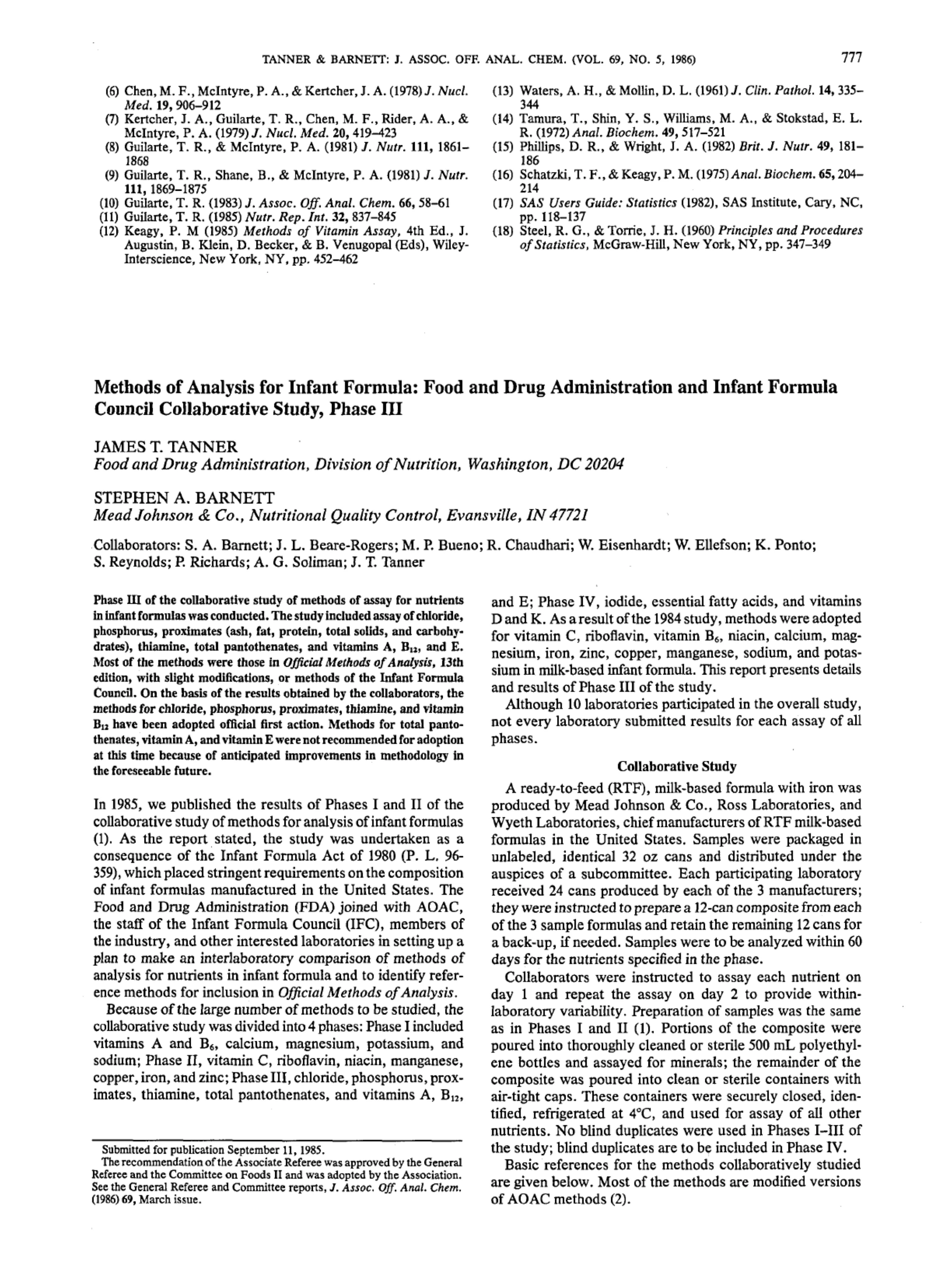 j assoc off anal chem