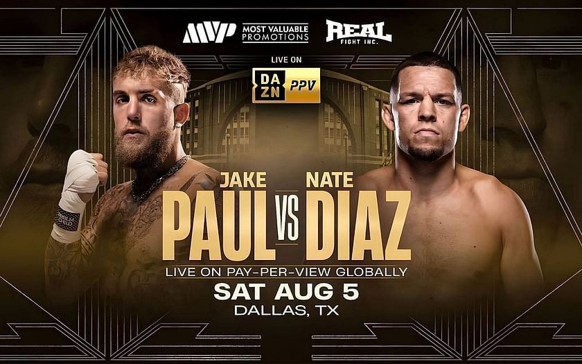 jake paul vs nate diaz australia time