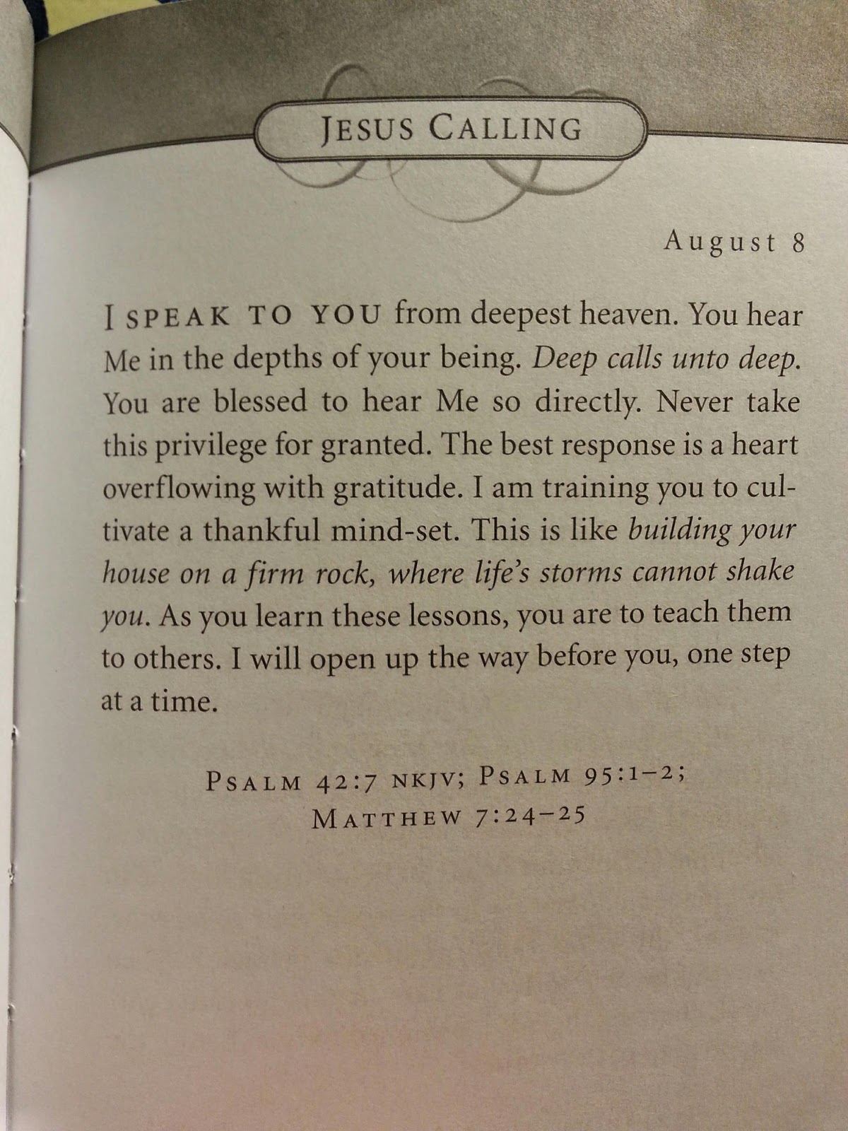 jesus calling august 6