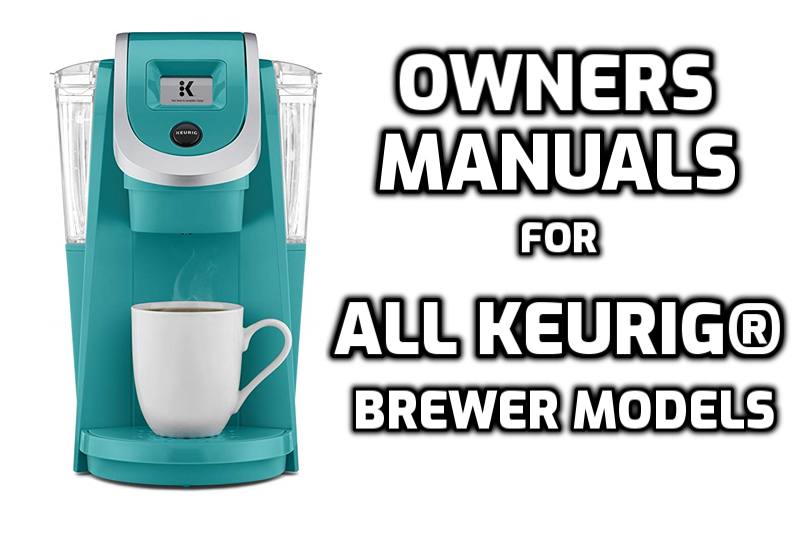 keurig coffee pot manual