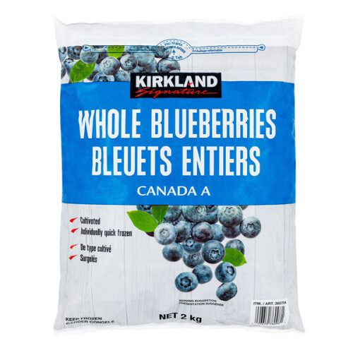 kirkland organic blueberries