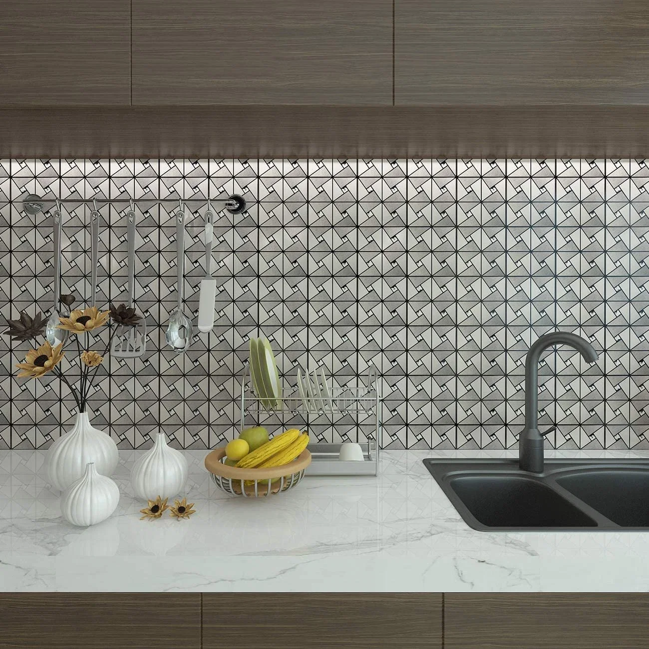 kitchen self tiles