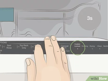 kitchenaid control lock