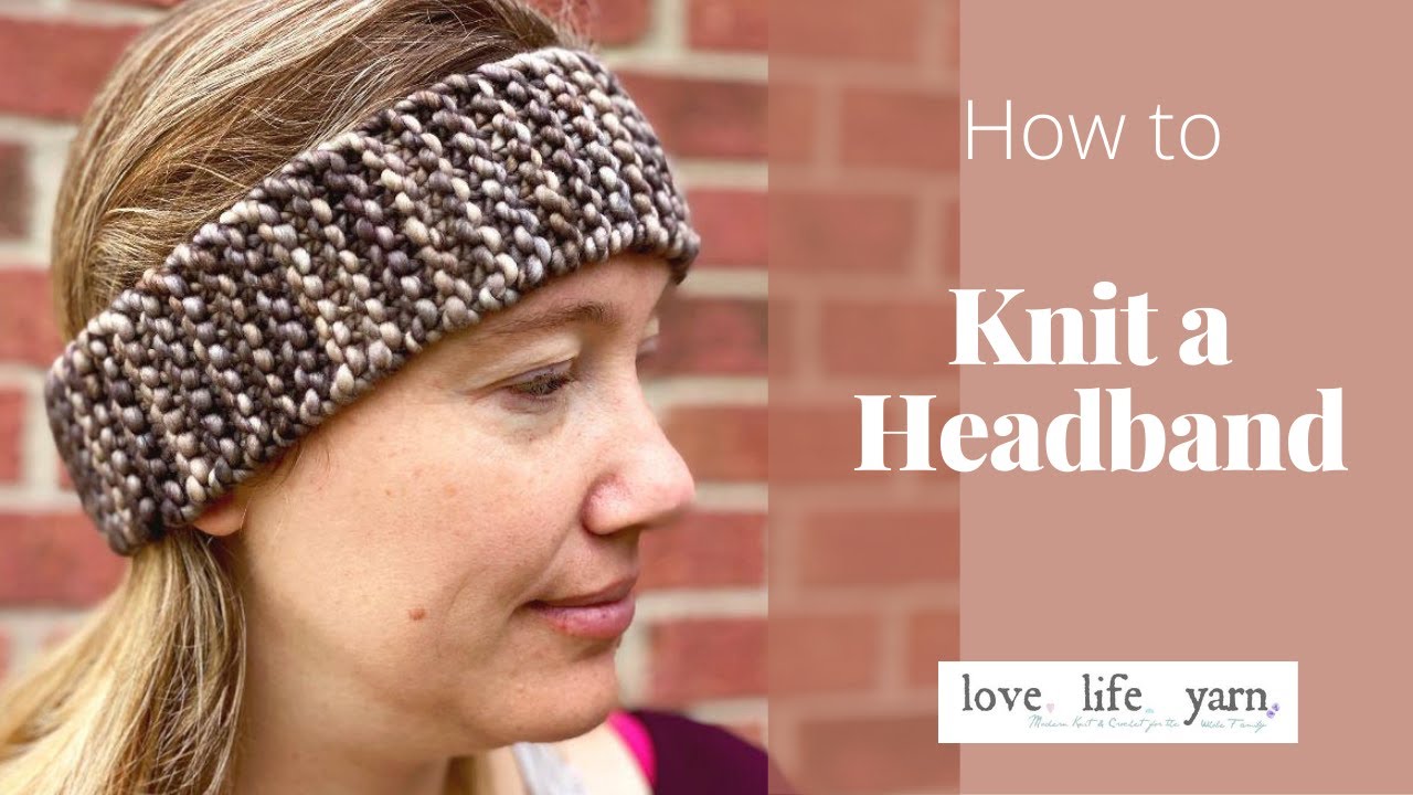 knitting a headband for beginners