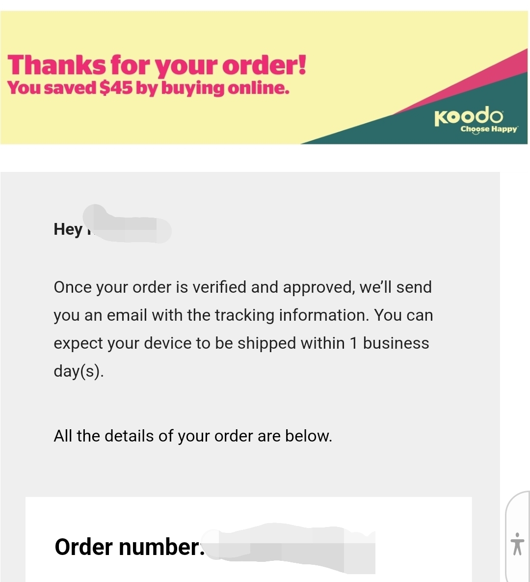 koodo email