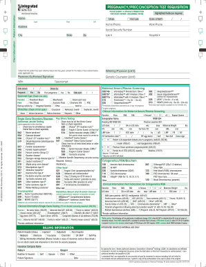 lab corp test menu