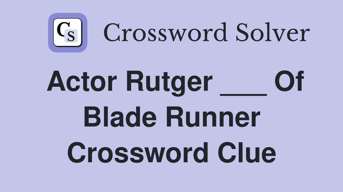 lab runners crossword clue