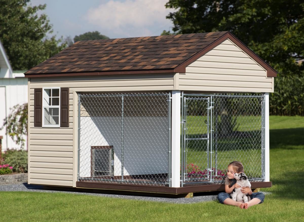 large outdoor dog house