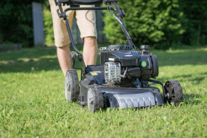 lawn mower pull cord is stuck