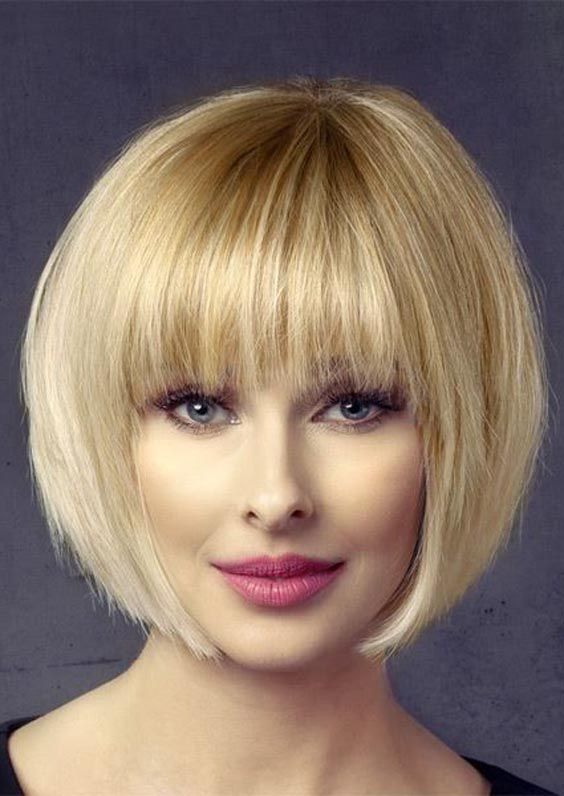 layered bob haircuts with fringe