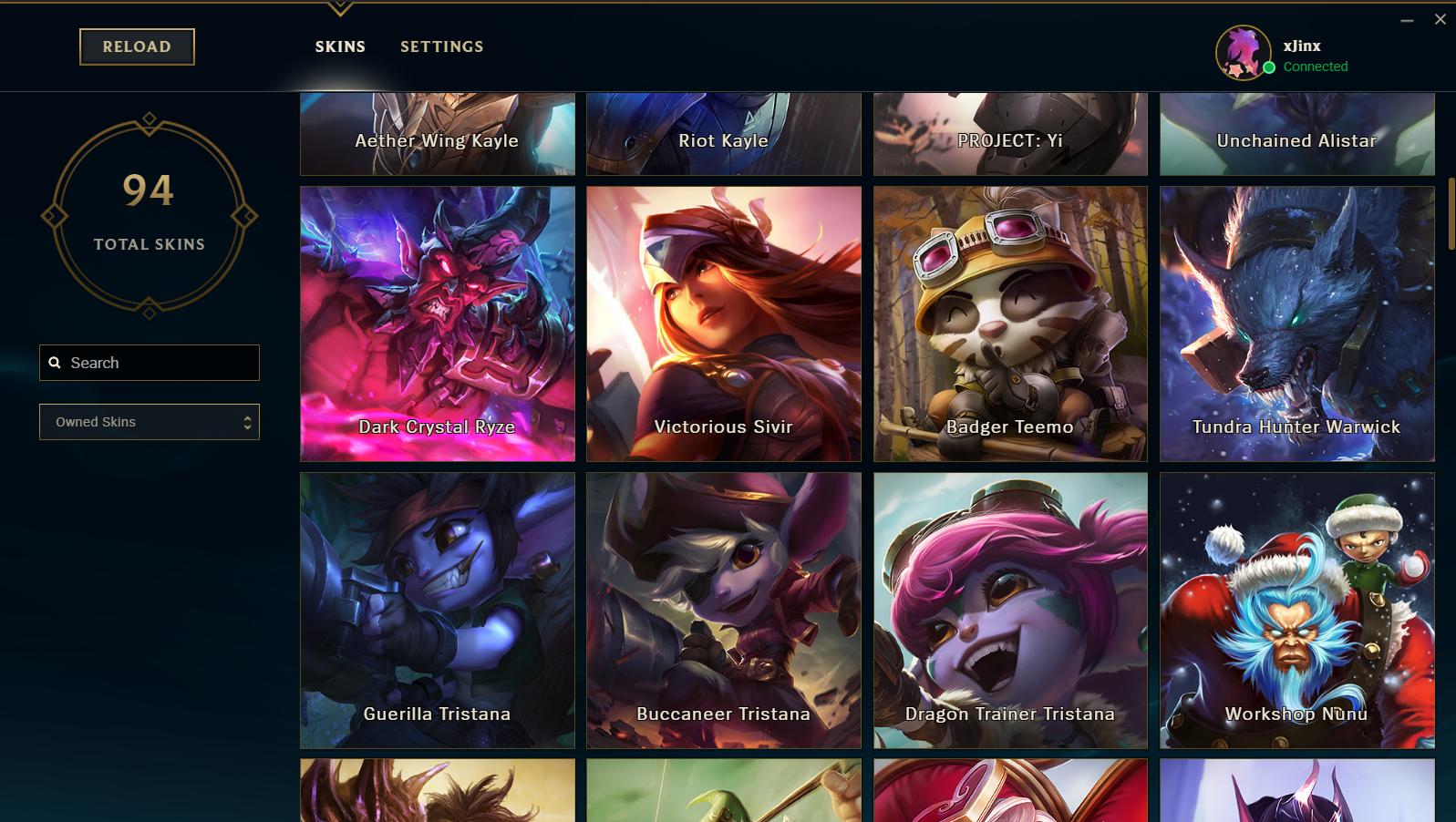 league of legends skin viewer