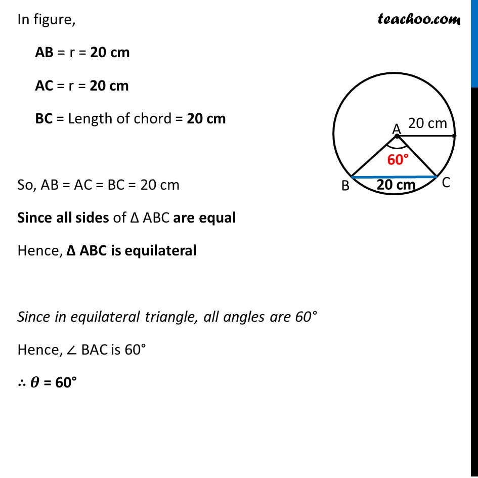 length of chord formula class 10