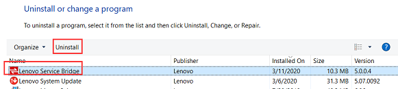 lenovo bridge