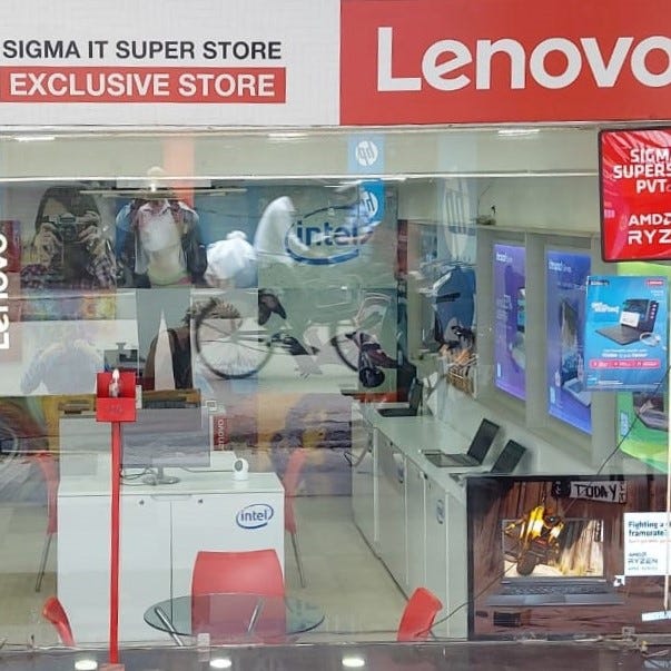 lenovo exclusive store sigma it super store