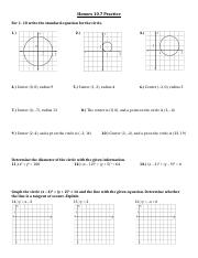 lesson 10.7 practice a geometry answers