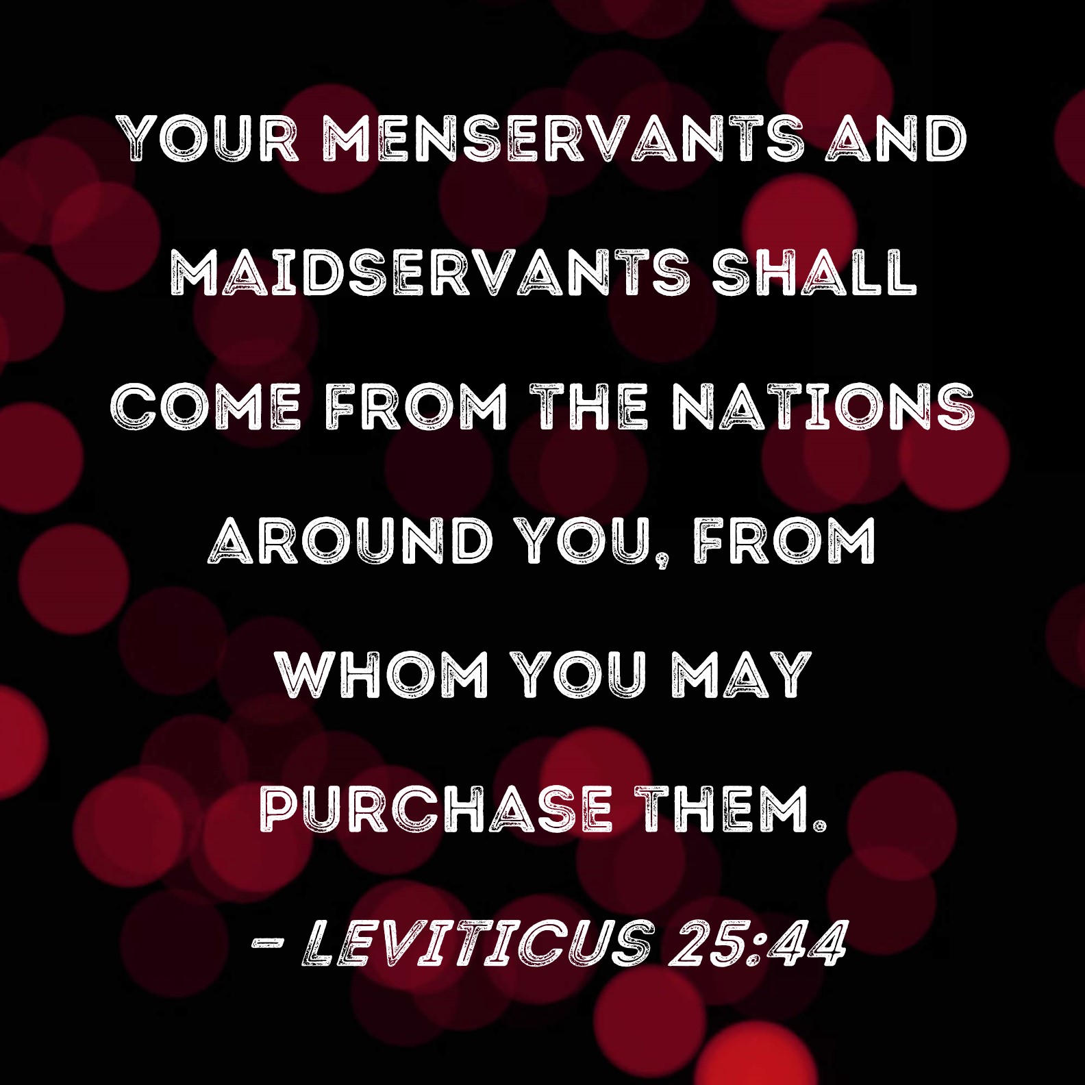 leviticus 25 44-46