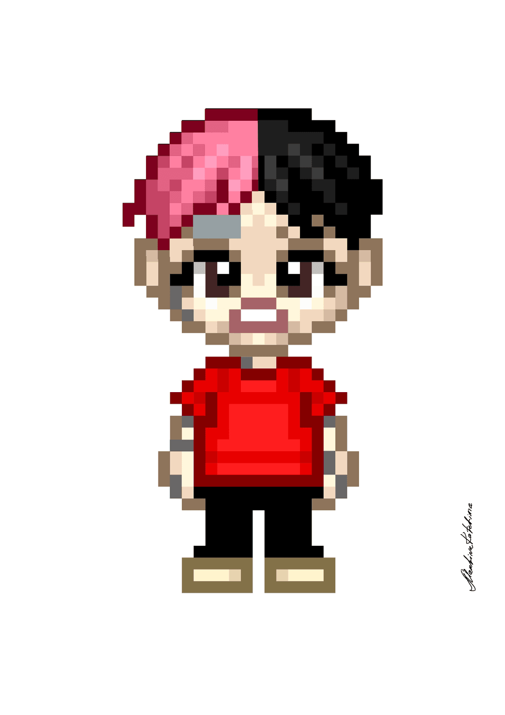 lil peep pixel art