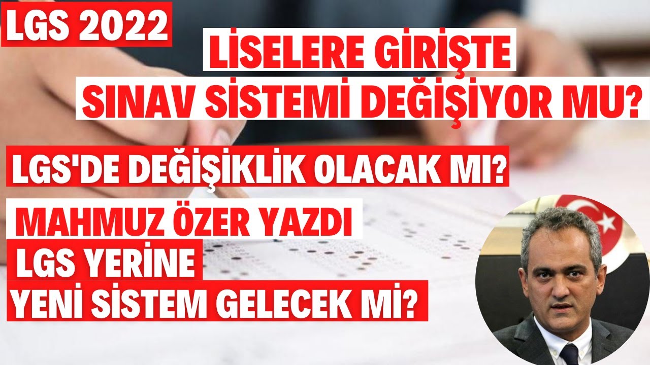 liselere girişte yeni sınav sistemi