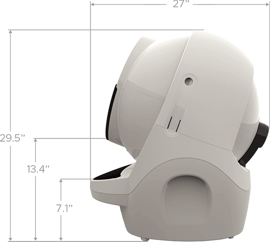 litter robot 3 dimensions