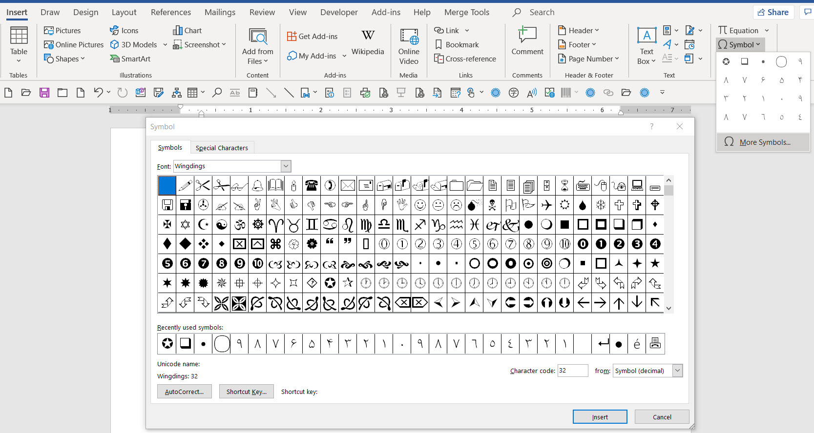 location symbol in word copy and paste