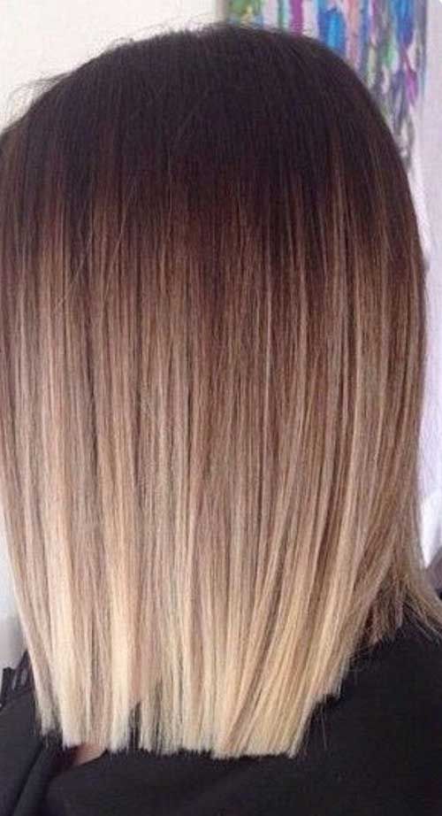 long bob ombre